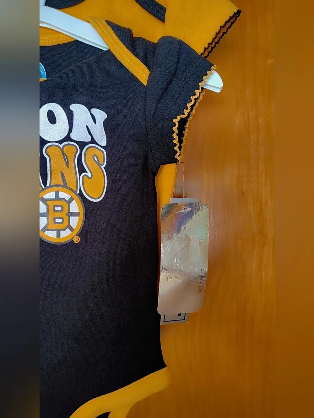Boston Bruins 3-Piece Baby Onesies NWT 12 Months